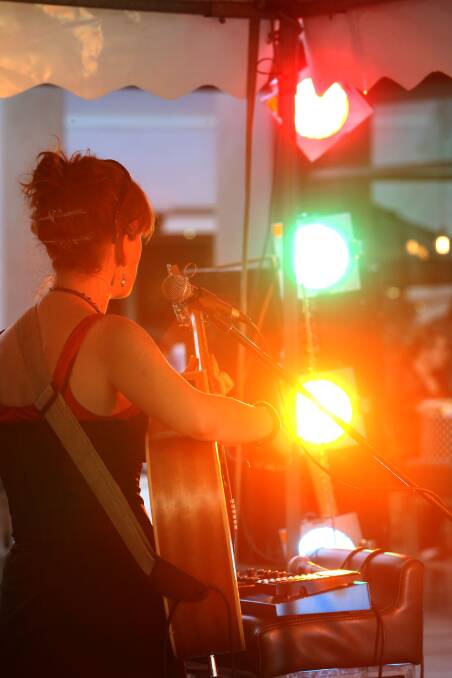 Michelle Meehan performing at the Exchange. Picture: PETER WEAVING