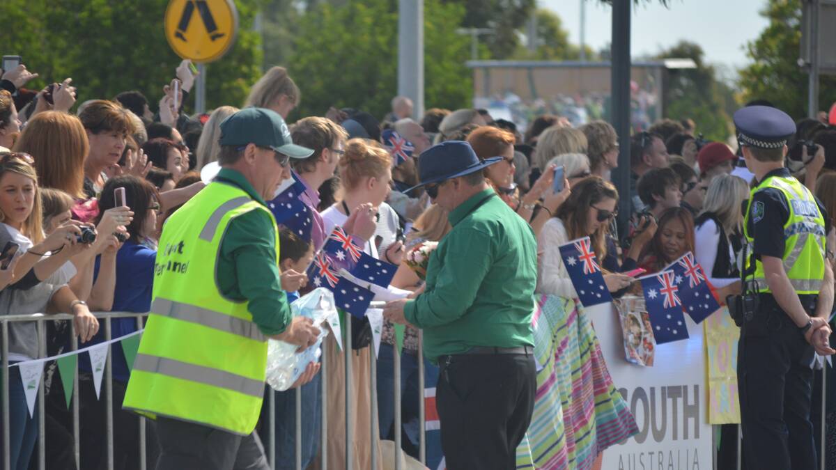 Elizabeth, in Adelaide's north, came alive with royal fever for the Duke and Duchess of Cambridge's visit. Photo: Joanne Fosdike