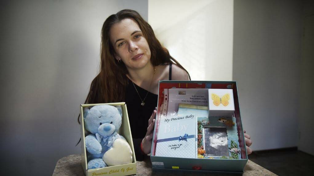 Kelly Cooke is grateful for the return of some of her son's belongings. Photo: RICHARD POLDEN