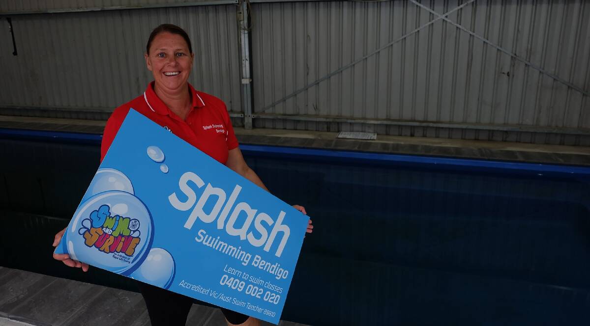 Belinda Hackett is launching private swim school Splash Swimming Bendigo. Picture: CONTRIBUTED