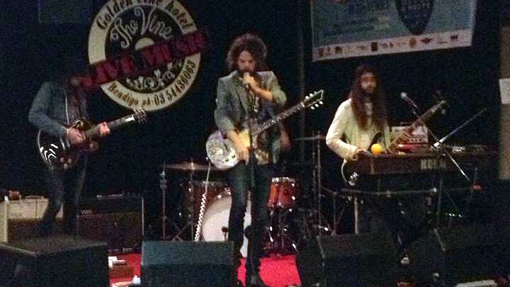 Wolfmother performs at the Golden Vine in May last year. Picture: CLARK WATT (contributed)