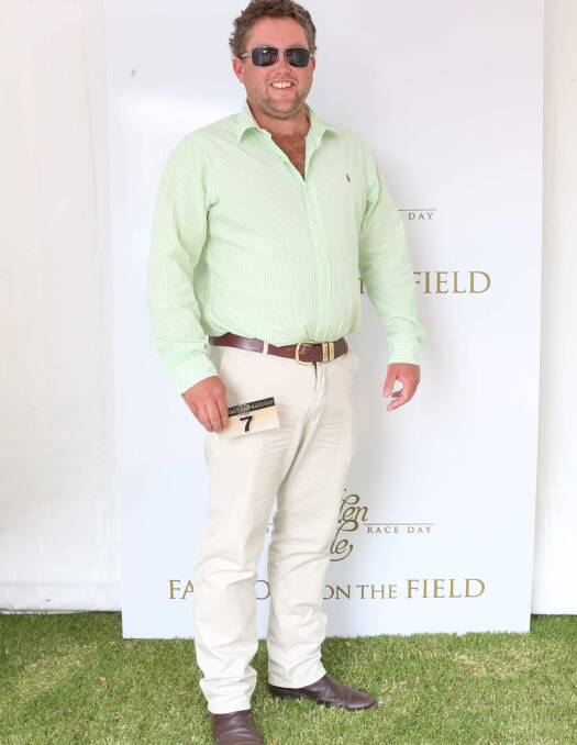 Bendigo Jockey Club Yalumba Golden Mile Fashions on the Field entrant Mitch Wallis. Picture: PETER WEAVING