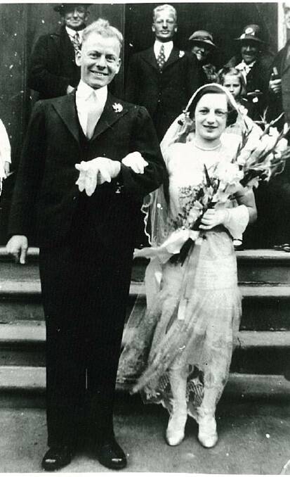 1935 The Excell wedding.