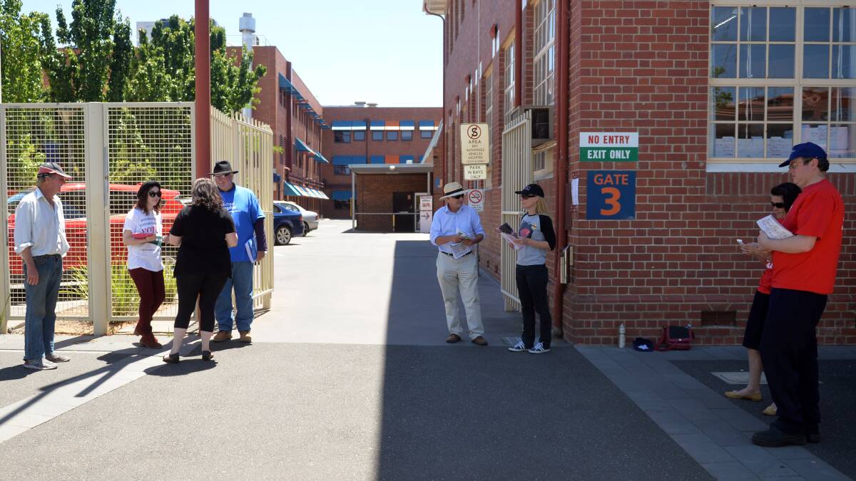Early voting was available at Bendigo TAFE this week. Picture: BRENDAN McCARTHY