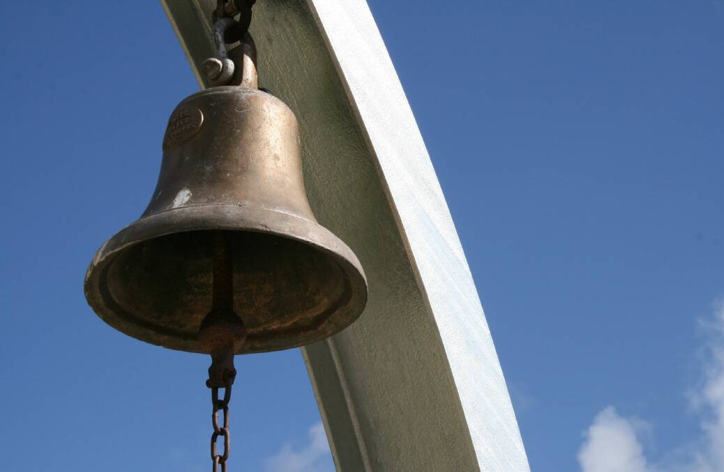 The original Bell from Bendigo East Primary School.