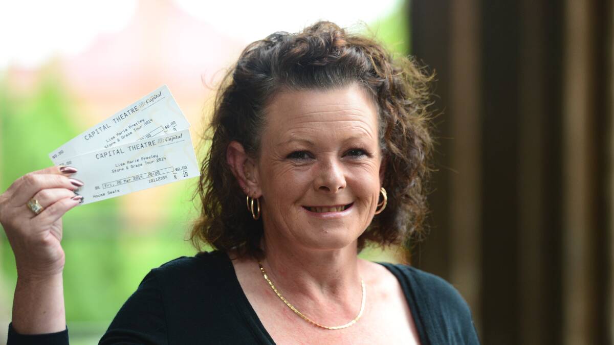 WINNER: Donna-Anne Pollard holds her tickets. Picture: Jim Aldersey