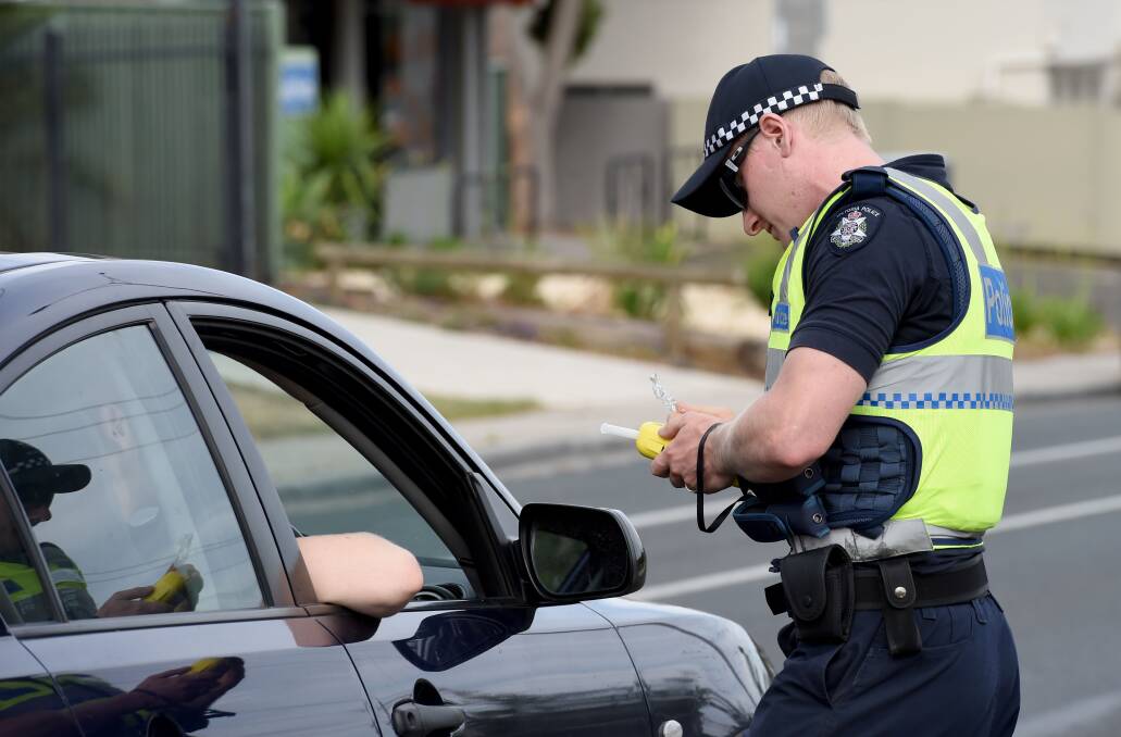 Police will be out in force breathalysing and drug-testing motorists. Picture: JODIE DONNELLAN
