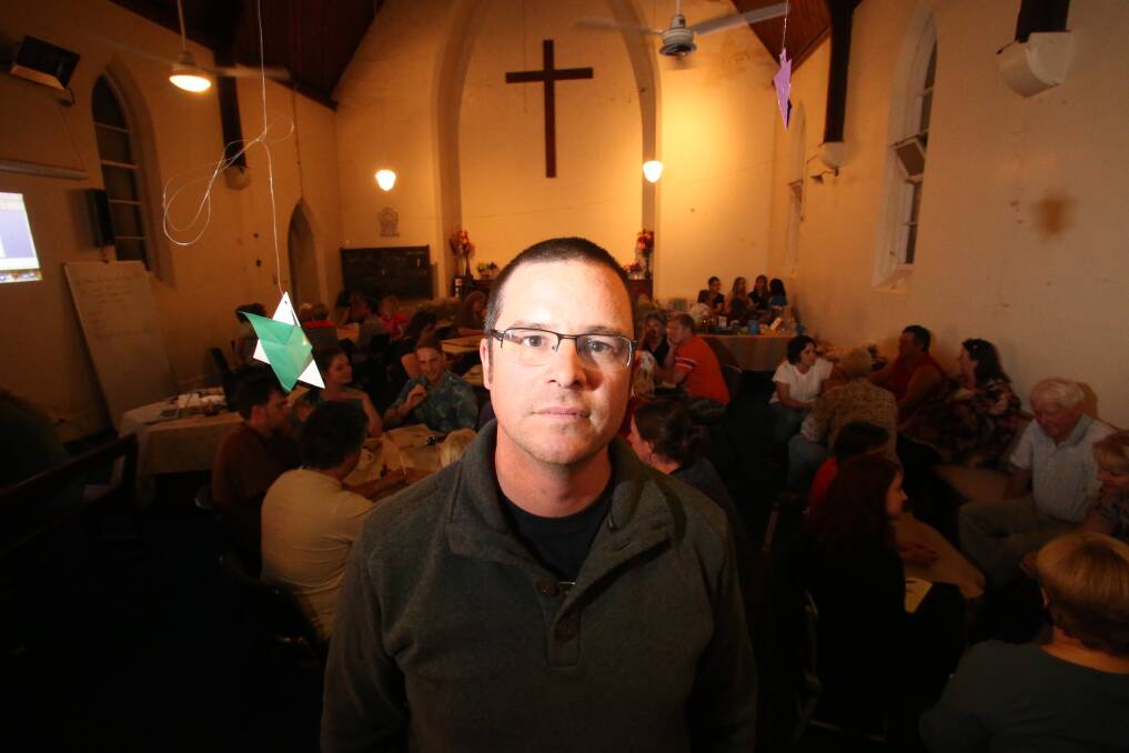SPEAKING OUT: Dave Fagg at a refugees and asylum seekers discussion at St Matthews Church in Long Gully.  Picture: GLENN DANIELS