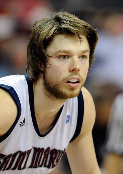 Delly during the 2011 WCC semi-final win over Santa Clara. Picture: GETTY IMAGES