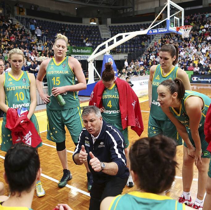 IN CHARGE: Opals coach Brendan Joyce has high hopes for 2014. Picture: GETTY IMAGES