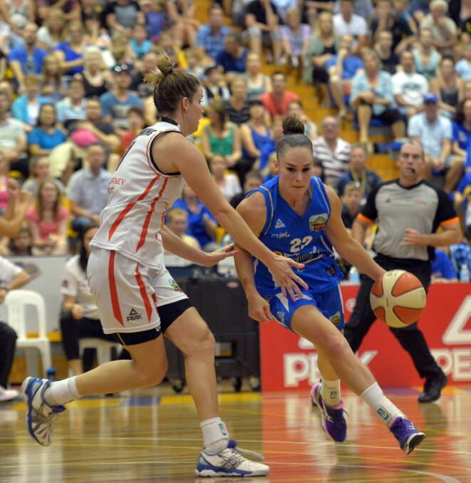 ON THE MOVE: Spirit guard Kelly Wilson attacks off the dribble.