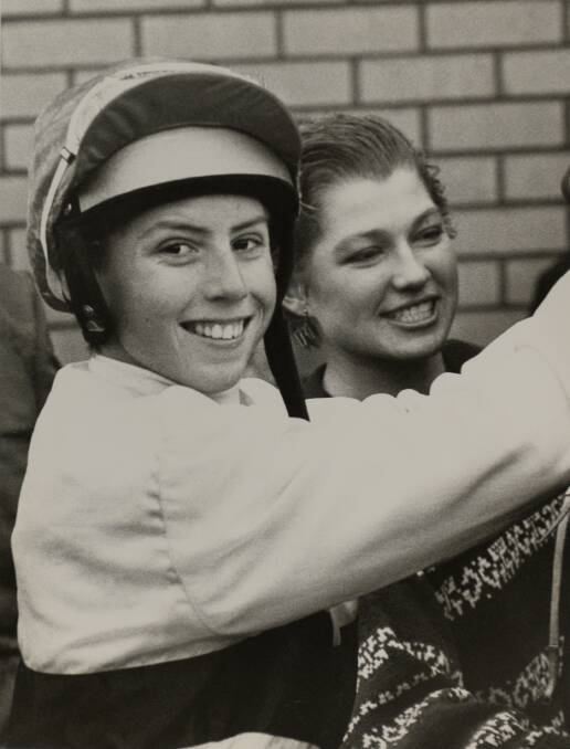 A baby-faced Nash Rawiller after winning on Tatteworia in August, 1991.