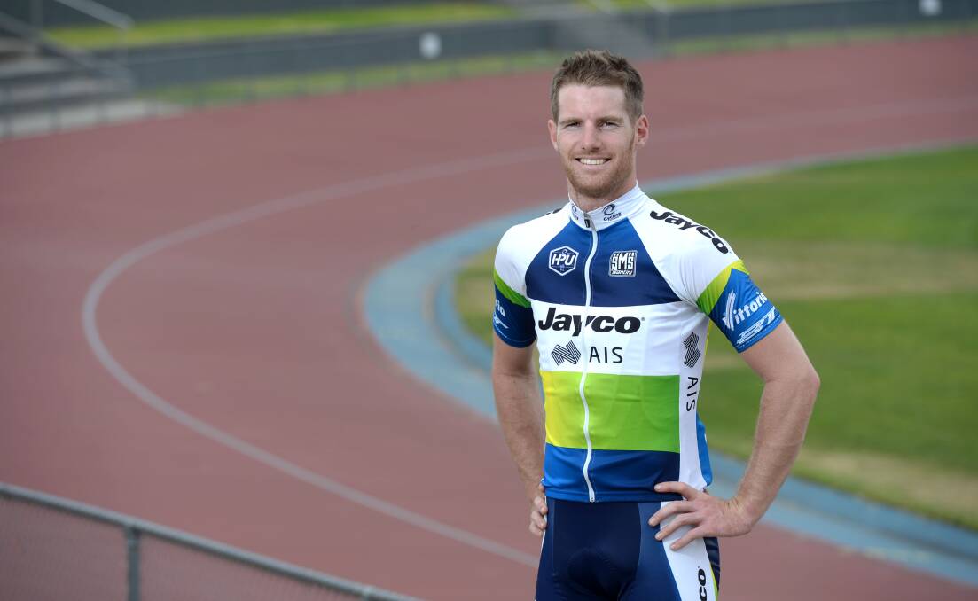STANDING TALL: Glenn O'Shea has worked hard to turn himself into one of the world's premier track cyclists. Picture: JIM ALDERSEY