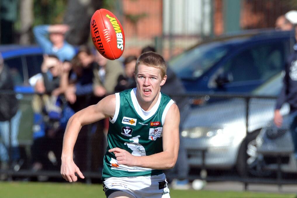 Liam Collins was one of Kangaroo Flat's best on Saturday.