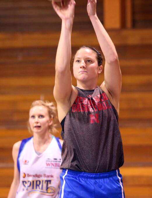 Kelsey Griffin with a jump shot.
