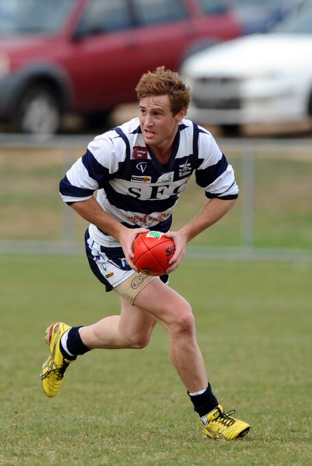 WELCOME RETURN: Lachlan Sharp will return to action via the reserves this weekend.