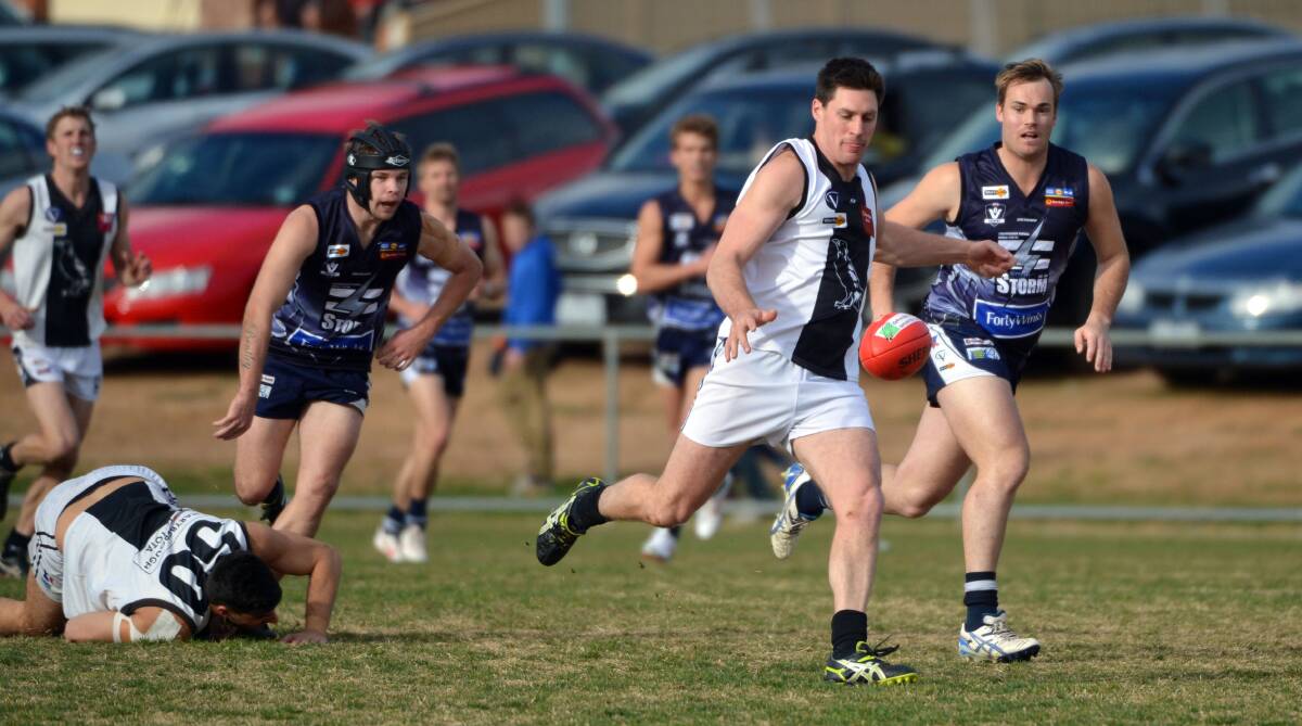 STAYING ON: Maryborough key position player Adam Hurse will be one of the more experienced players for the Magpies in 2014.