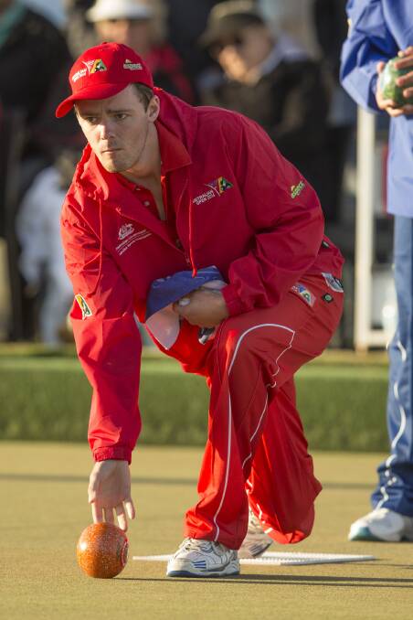 OPEN CHAMP: Nathan Wilson in Thursday's final. Picture: BOWLS AUSTRALIA