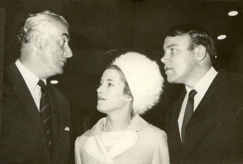 TIME: Gough Whitlam with Helen and David Kennedy at Parliament House.