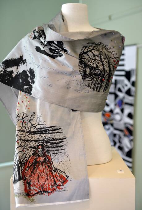 Some of the works at the 4th Biennial Textiles Exhibition at Buda, Castlemaine
