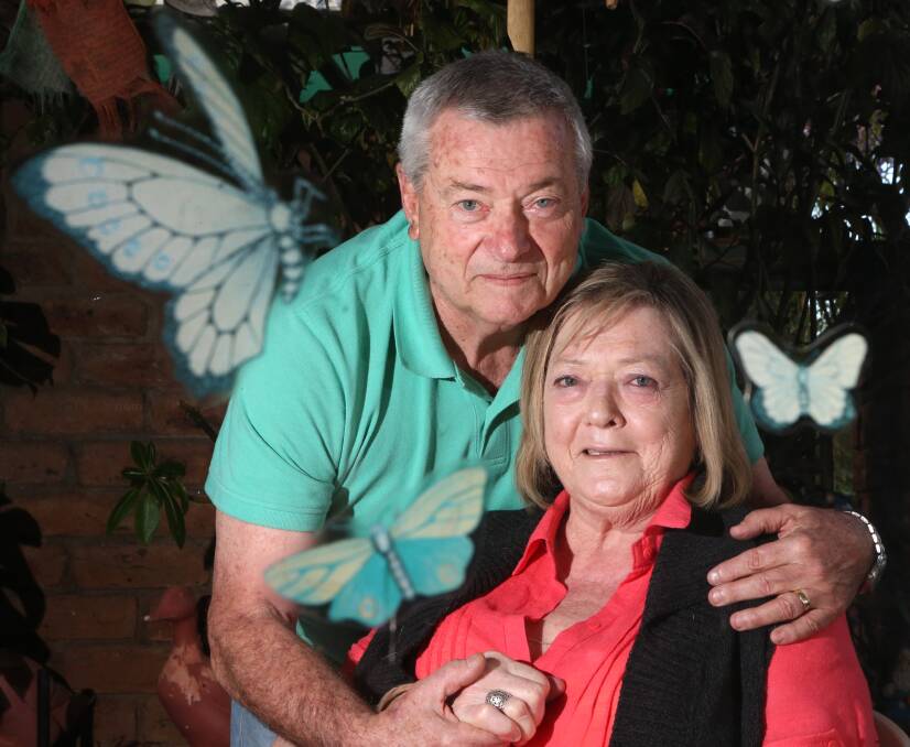ENDURANCE: Wendy and Ken Price are encouraging cancer sufferers and their loved ones to get connected. Picture: GLENN DANIELS