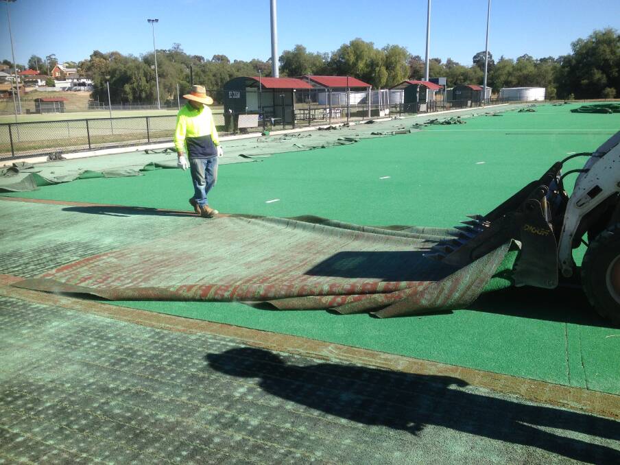 Bendigo's hockey pitch is being re-laid to an international standard.