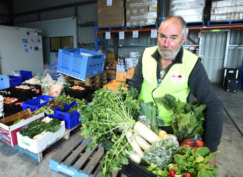 SUPPLIES: Ray Butler from Foodshare.