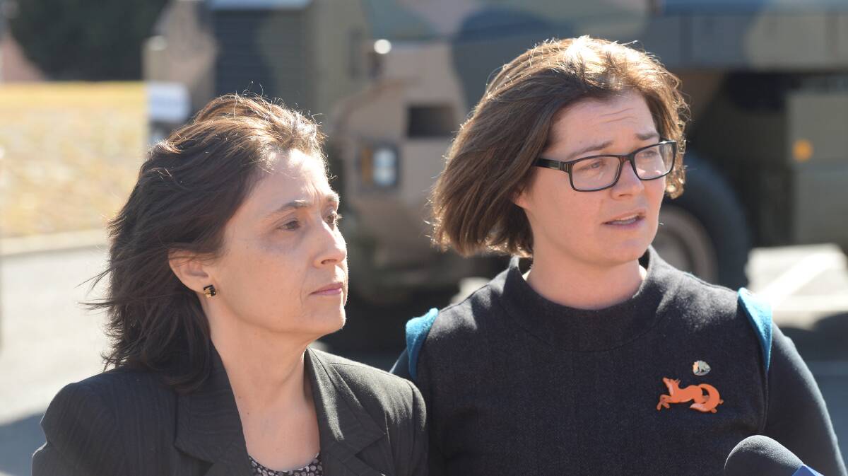  CALL: State Industry Minister Lily D'Ambrosio and federal Member for Bendigo Lisa Chesters. Picture: JIM ALDERSEY
