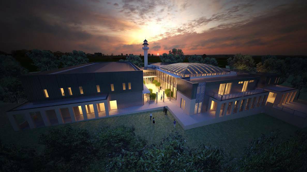 An artist's impression of the mosque to be built in Bendigo.