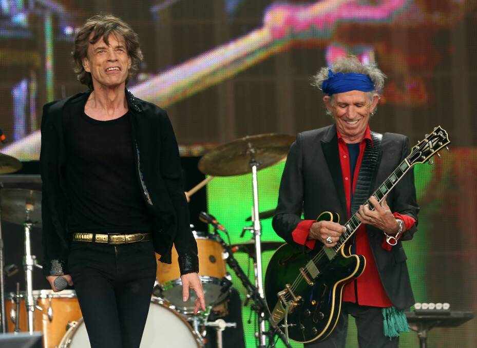 ROCKERS: The Rolling Stones will play at Hanging Rock on March 30.