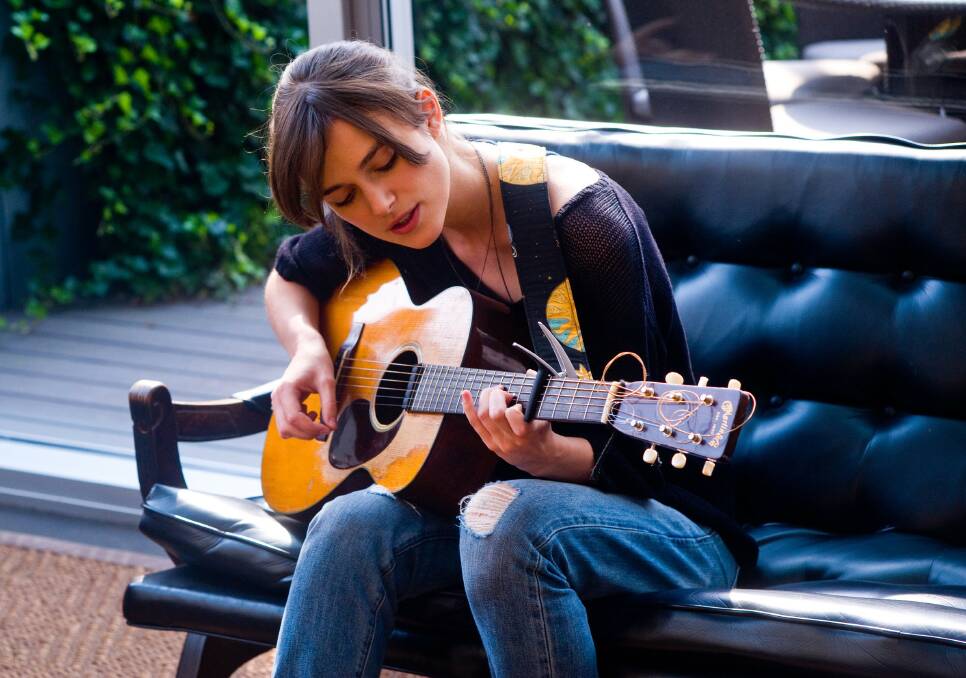 NATURAL: Keira Knightley looks relaxed on screen as Greta in Begin Again.