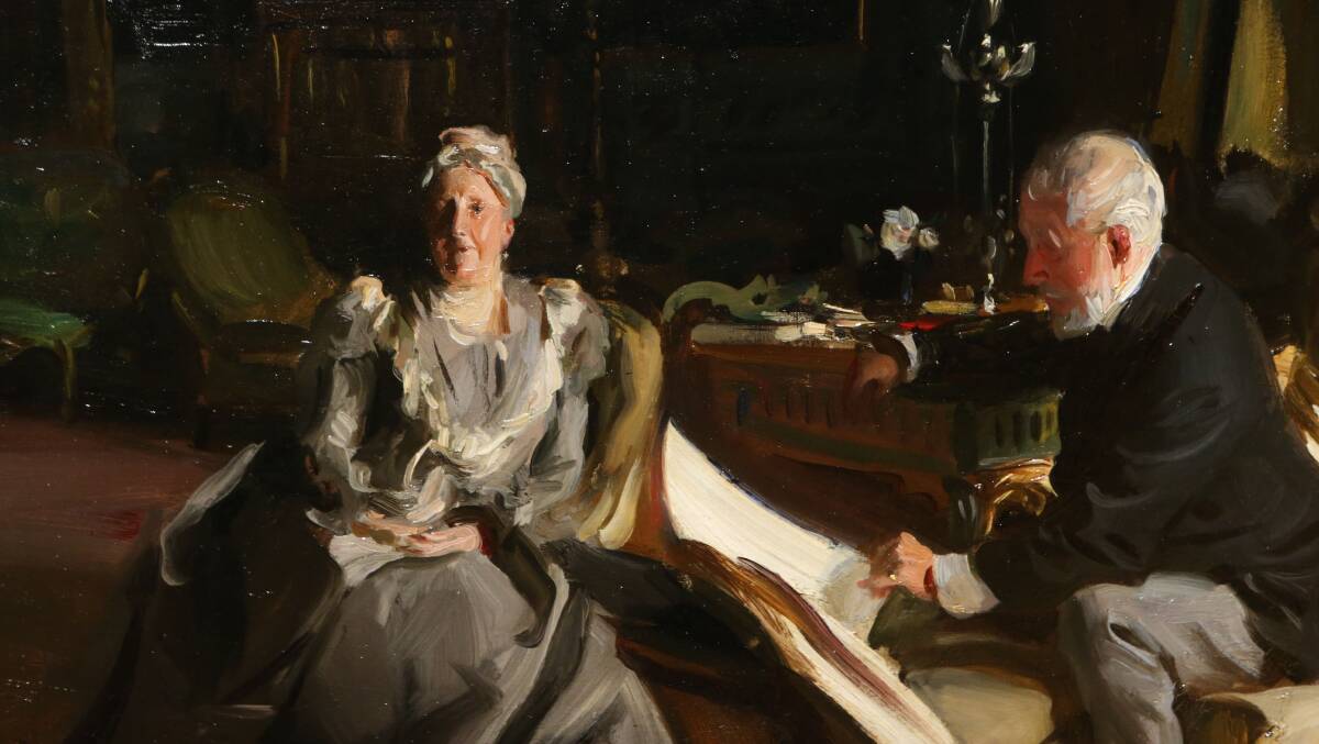 "An interior in Venice"by John Sargent