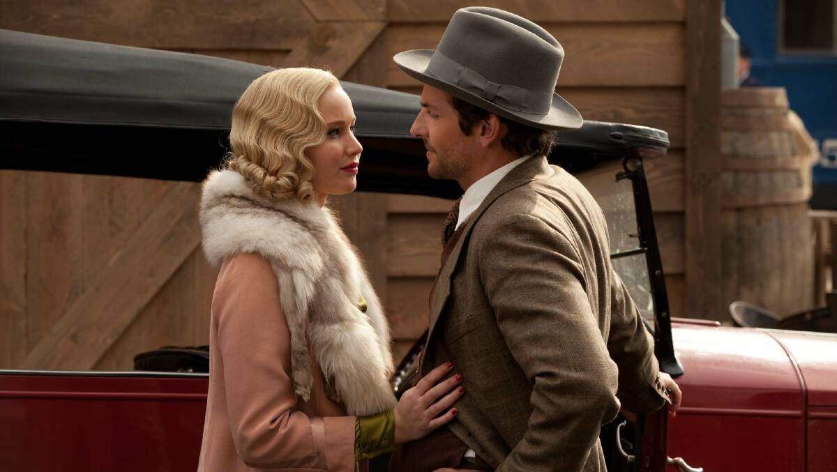 TALENT: Jennifer Lawrence and Bradley Cooper team up for the third time in Serena.