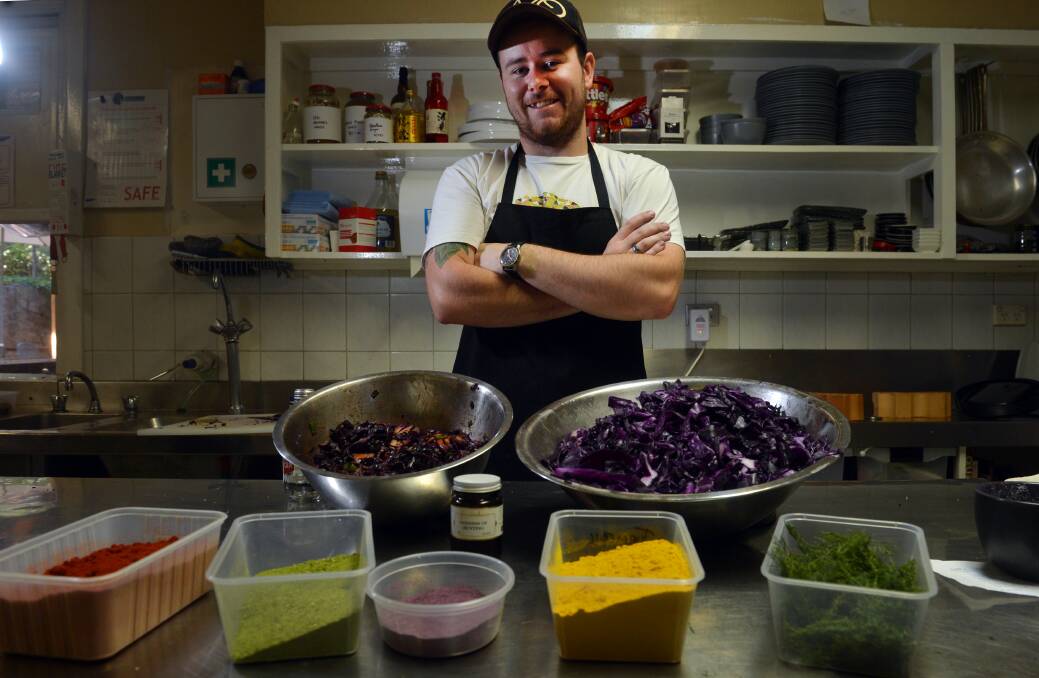 FOODIE: Justin McPhail followed his passion for food and is not creating degustations. Picture: BRENDAN McCARTHY