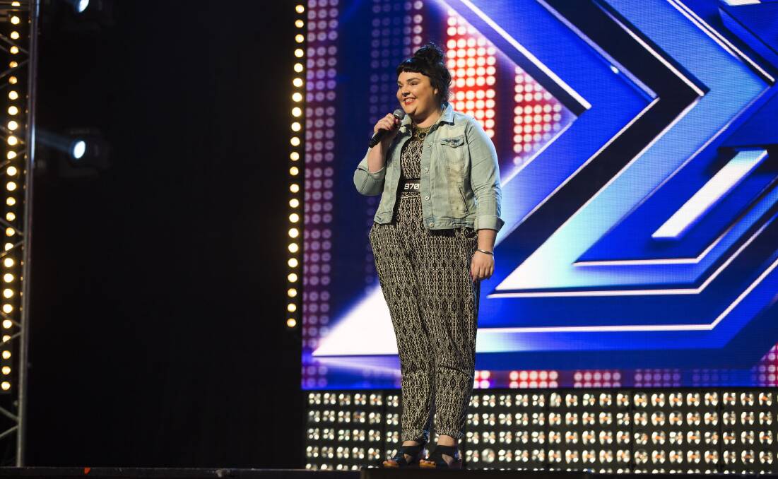 AUDITION: Since making it to the top 24 of the X Factor, Alice Bottomley has focused on her music.
