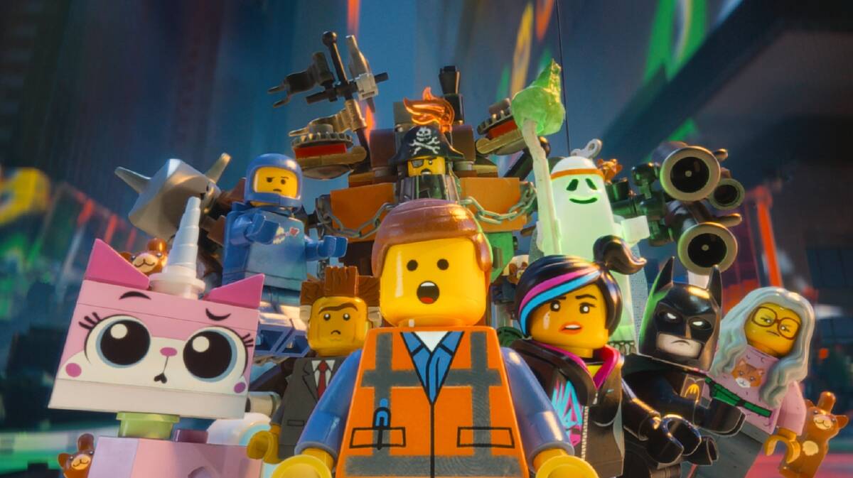 NEW WORLD: Emmett (Chris Pratt) teams up with the master builders to take on Lord Business in The Lego Movie.