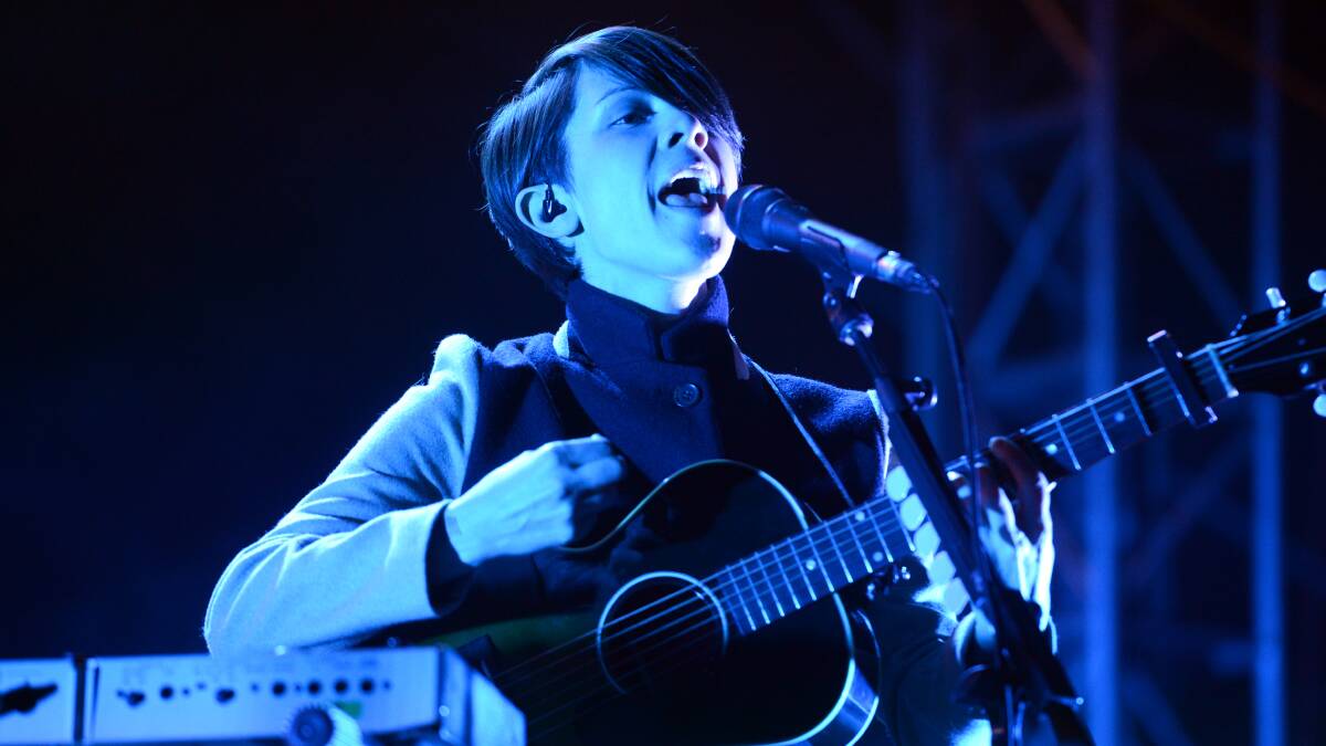 Tegan and Sara perform at the 2013 GTM. Picture: JIM ALDERSEY