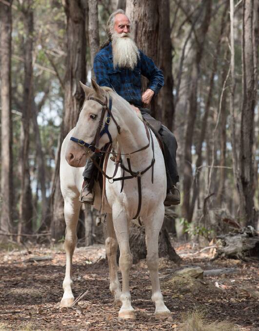 AUTHENTIC: Head horse wrangler for the film Bruce Gleeson. 
