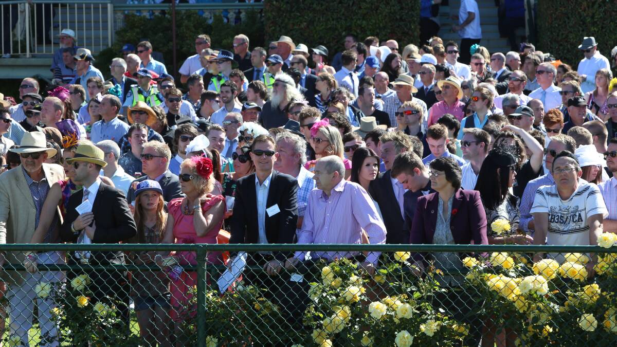 Race day crowd Picture: PETER WEAVING