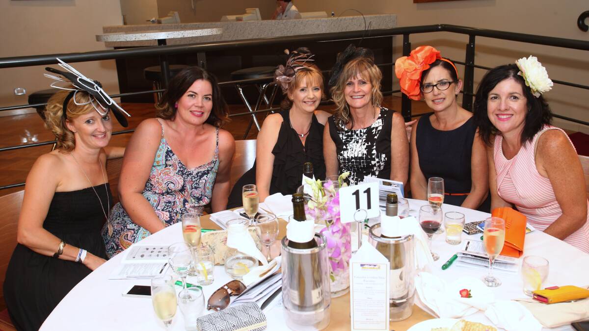 Justine Harrington, Kirsty Culpitt, Julianne Morris, Leonie Tomlins, Donna Robinson and Gabby Walsh.
Picture: PETER WEAVING