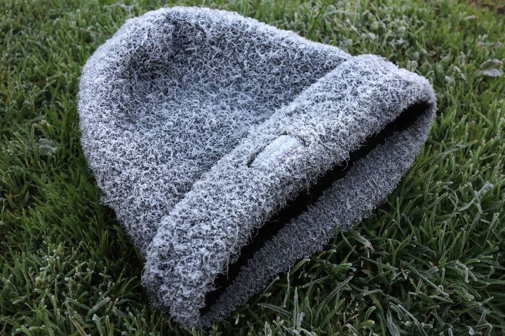 Don't leave your beenie out overnight!  Picture: PETER WEAVING