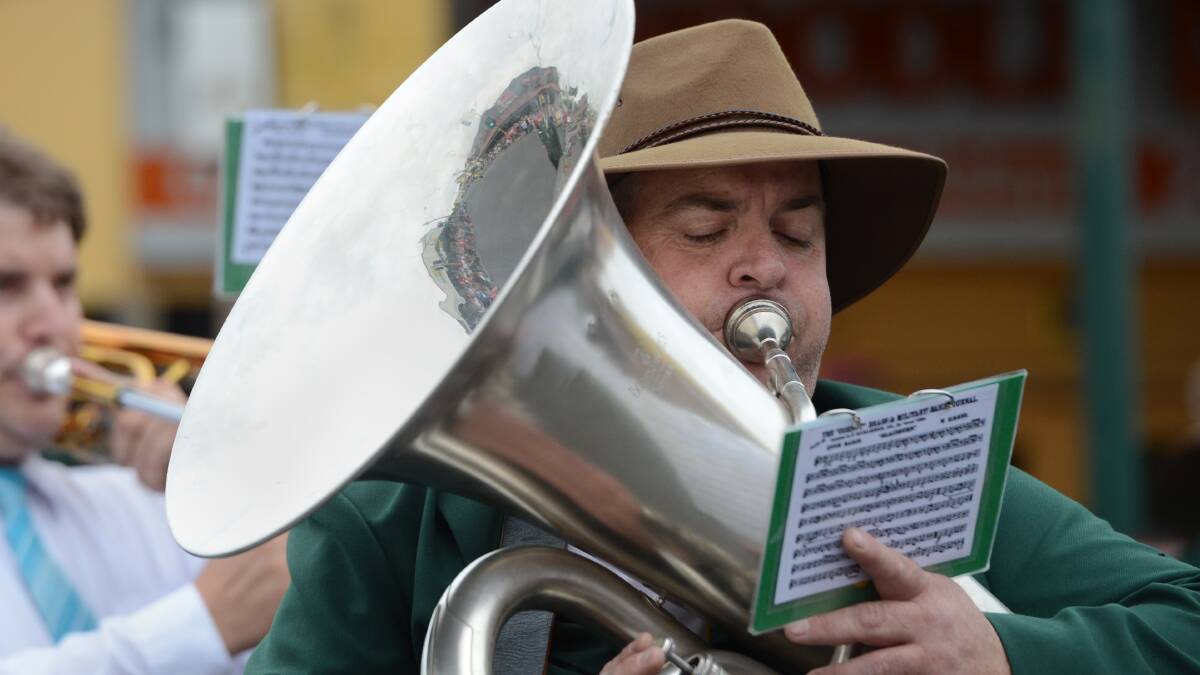 Creswick Brass Band.

Picture: JIM ALDERSEY