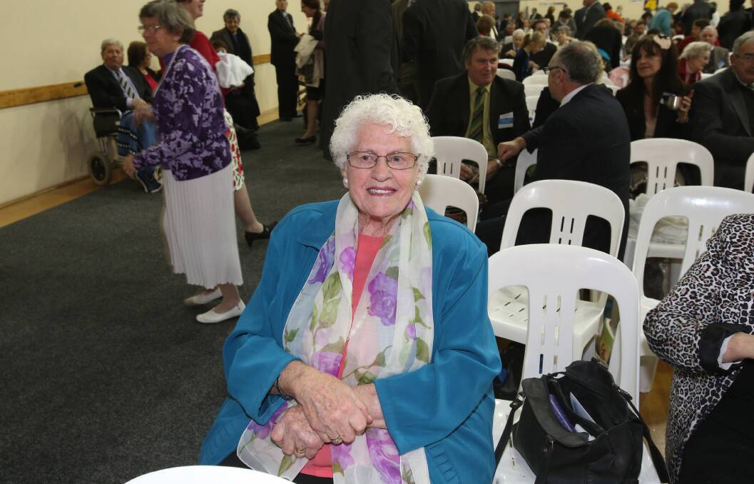 Jehovah's witness convention at Bendigo Staduim.
92 year old Effie Hammond.
Picture: PETER WEAVING