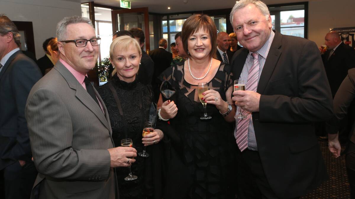 Ron Bradley, Jenny Fitzpatrick, Trudi O'Donnell and Mark Boyd-Graham.
Picture: PETER WEAVING