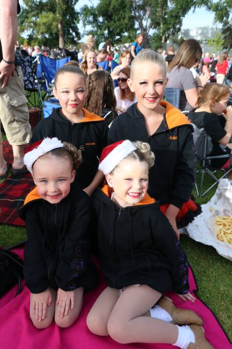 Holly, Gemma, Ruby and Halena from Thomas School of Dance