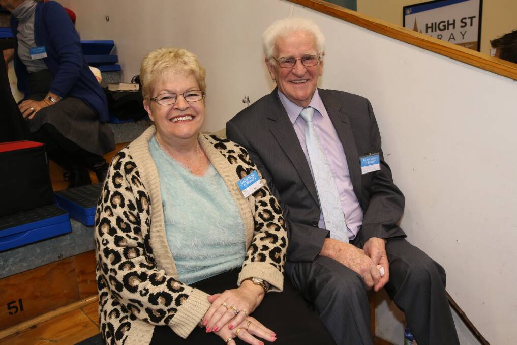 Jehovah's witness convention at Bendigo Staduim.
Carol and David Elkins.
Picture: PETER WEAVING