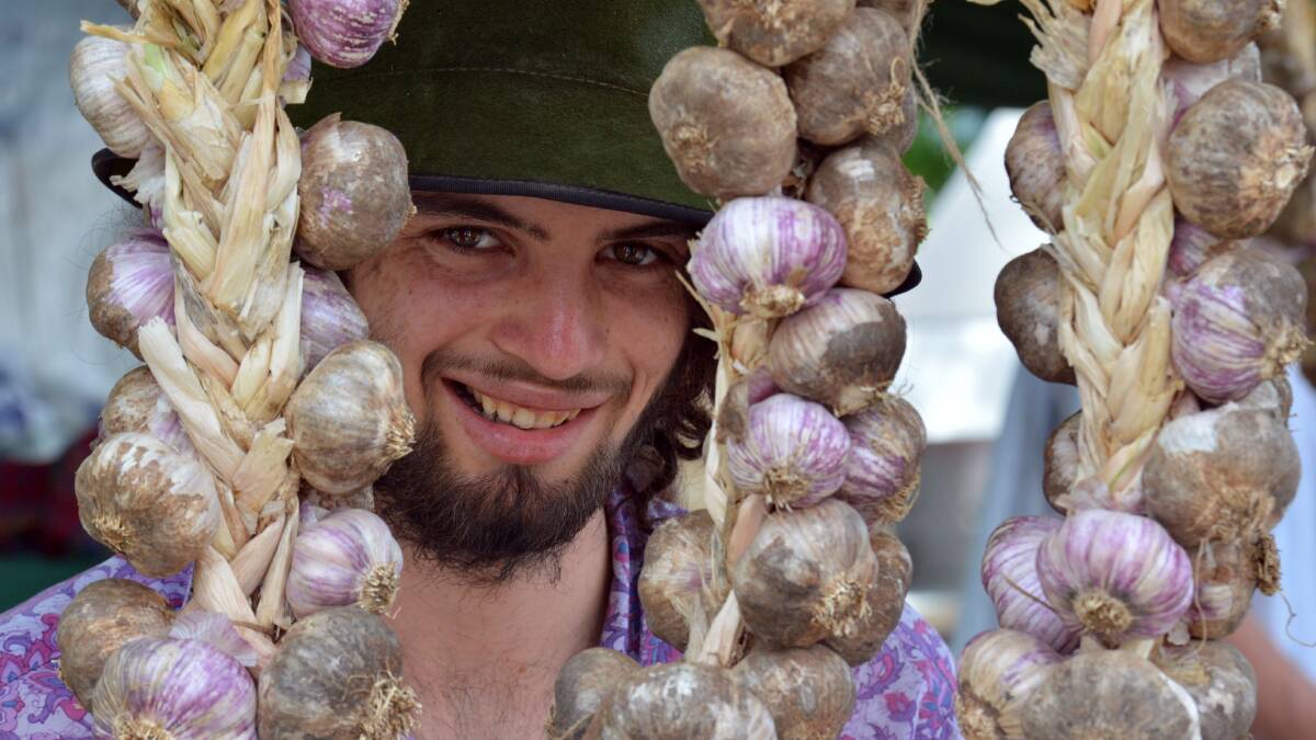 Rory McLeod of Nuggetty Garlic. Picture: BRENDAN McCARTHY