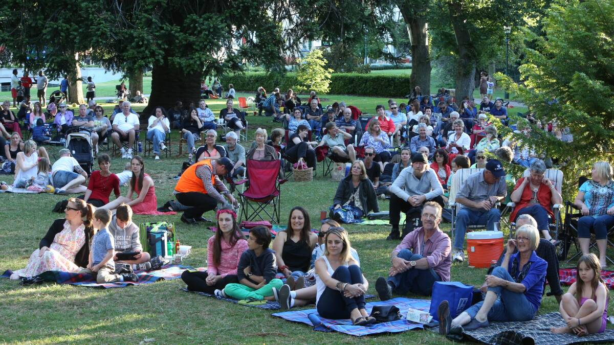 Bendigo's summer in the parks program kicks off for 2014 in Rosalind Park with music in the park.
Picture: PETER WEAVING