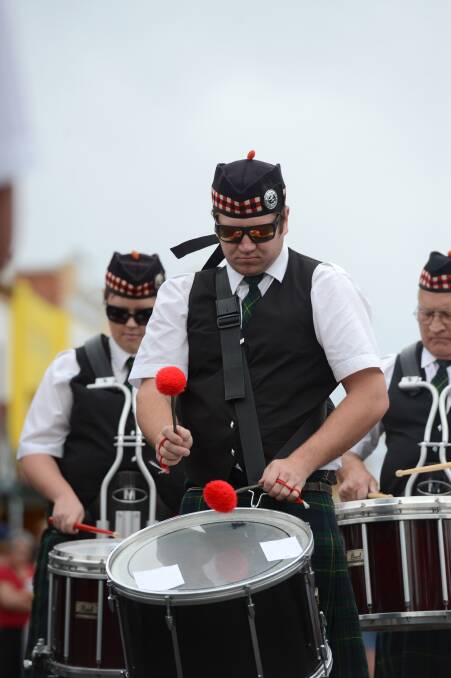 Maryborough Highland Pipe Band.

Picture: JIM ALDERSEY