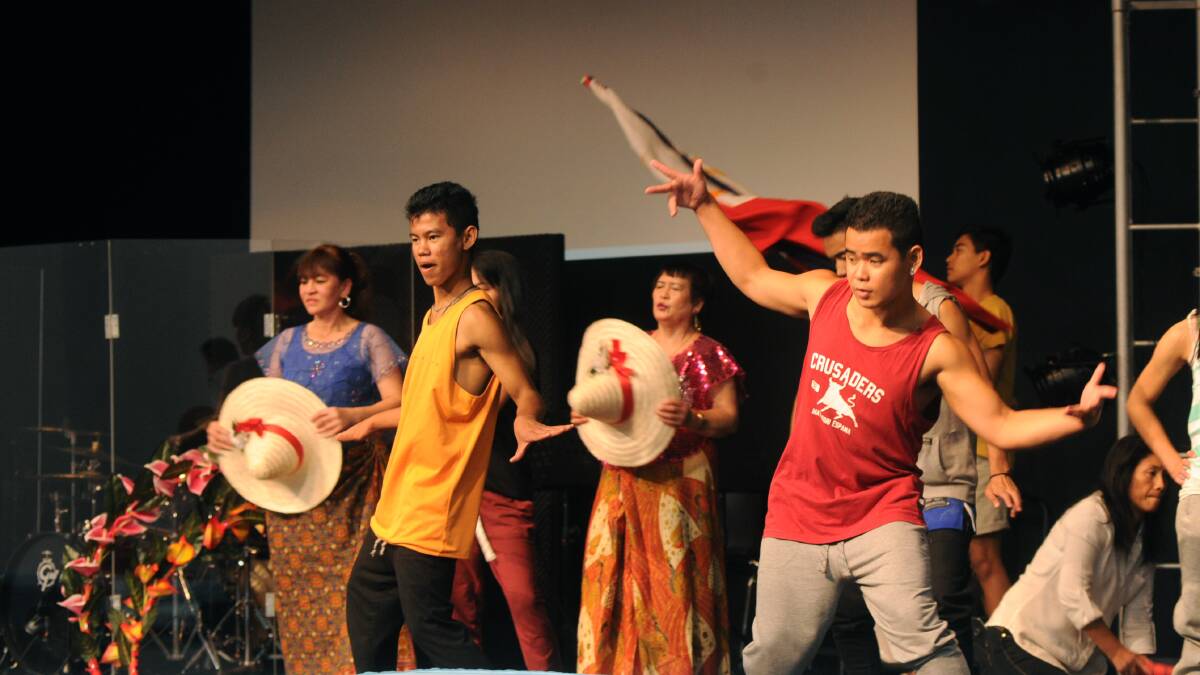 Rehearsal for Bendigo Filipino Foundation fundraising show. Brothers Froilan and Keanu Aquino. 
 Picture: JODIE DONNELLAN
